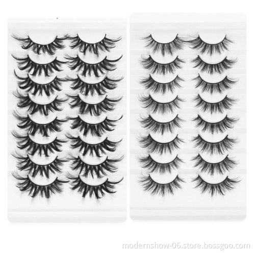 3D Mink Eyelashes Makeup Natural Long False Eyelashes Dramatic Lashes Extension HandMade Fake Eyelash
